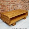 Coffee Table/Rustic Chunky Table/ Handmade furniture/Solid pine wood/Handmade