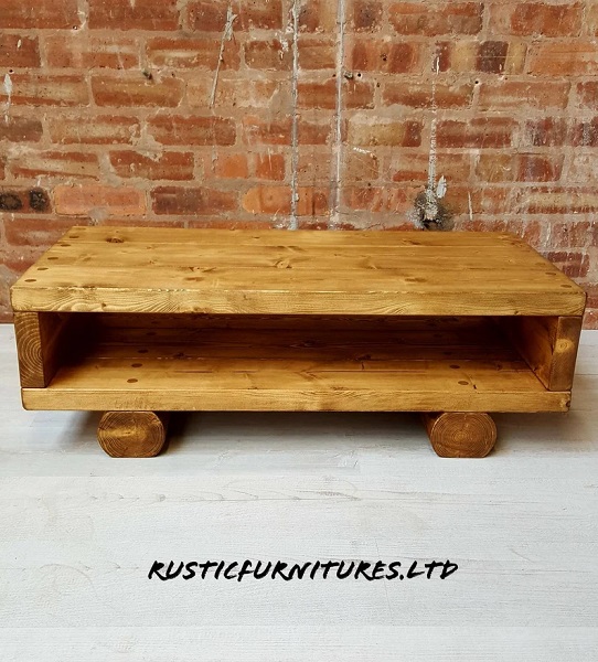 Coffee Table Rustic Chunky3